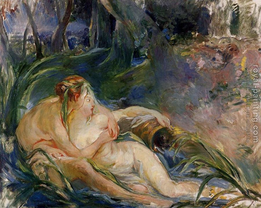 Berthe Morisot : Two Nymphs Embracing
